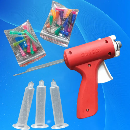 ‌10ml Manual Epoxy Glue Dispenser Gun | Precision Control Tips & Anti-Drip Valve Free Shipping‌