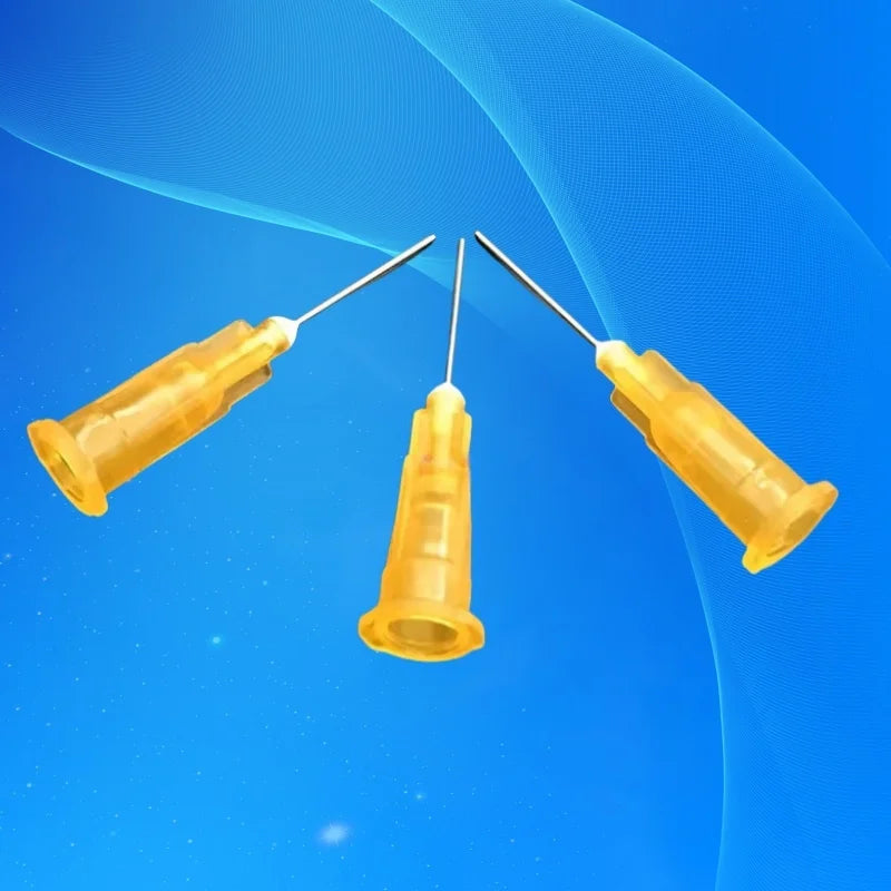 ‌100pcs 25G 1/2" Industrial Dispensing Kit | Plastic Syringe with Steel Blunt Tip Free Shipping‌