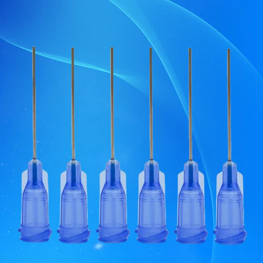 ‌22G Industrial Dispensing Needles 100PCS | 1" Stainless Steel Syringe Tips for Adhesive/Sealant Free Ship‌