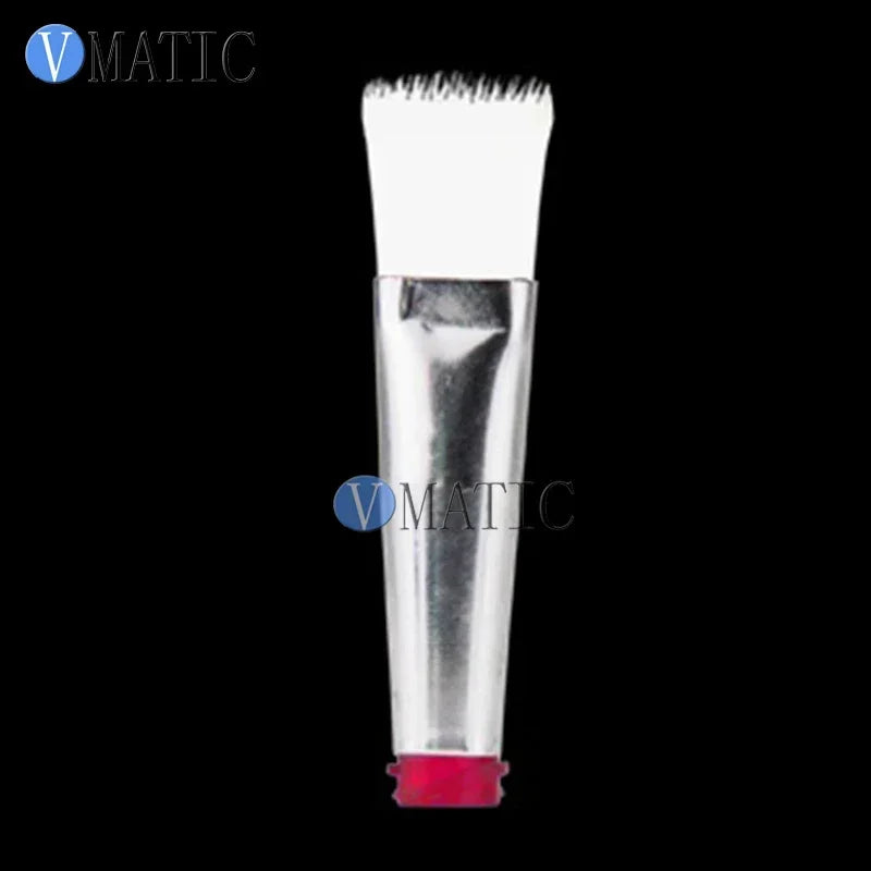 Free Shipping 10Pcs 18G Flat 11mm Width Glue Dispensing Needle Brush Tips
