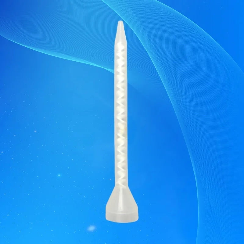 ‌MC05-24 Static Mixer Nozzle | High-Viscosity Two-Part Epoxy Mixing Tips with Bell Mouth Silicone Tube‌