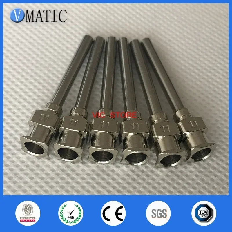 ‌12PCS 11G Stainless Dispensing Needles | 1 Inch Blunt Tip for Electronics Free Shipping‌