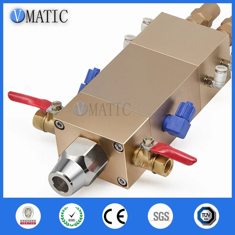 2023 High Quality New Arrival Big Flow Pneumatic AB Liquid Glue Adhesive Dispensing Suck Back Double Cylinder Valve