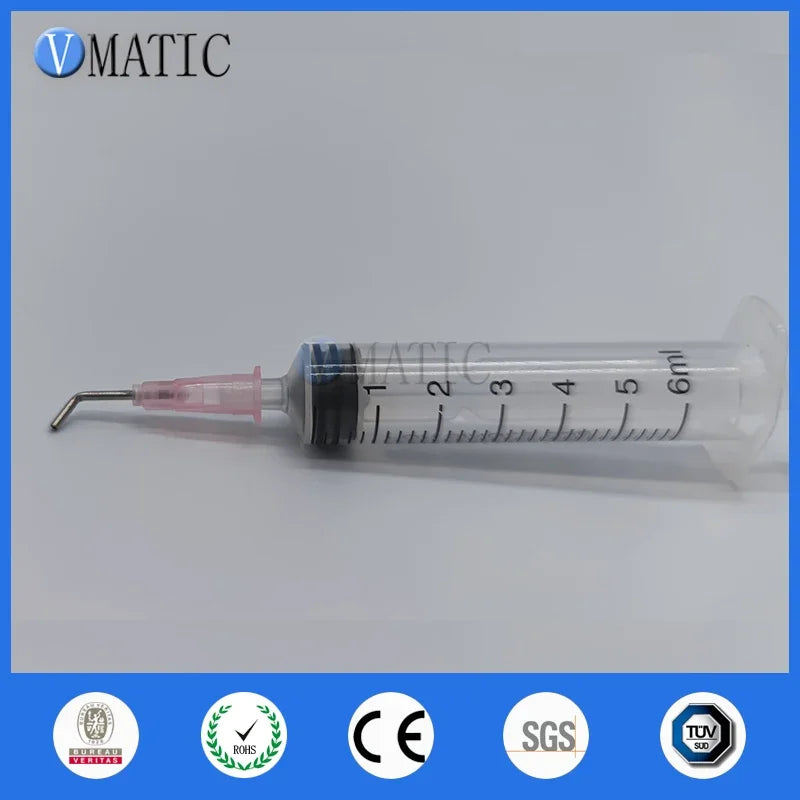 Free Shipping Plastic Glue Dispensing Needles 18G 1/2 Inch 45 Degree Bent Industrial Bent Syringe Dispenser Needles 100pcs