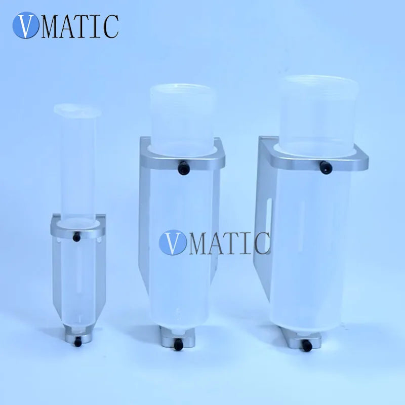 Needle Barrel Bracket for Dispensing Machine - Compatible with 10CC to 500CC Syringes with Silicone Sleeve Holder