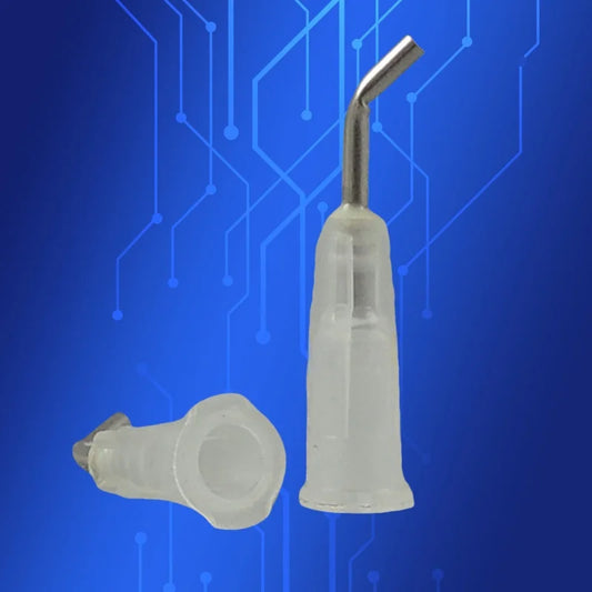 ‌16G 45° Bent Dispensing Needles 0.5" | 100PCS Bayonet Type Stainless Steel Tips for Electronics/Medical Free Shipping‌