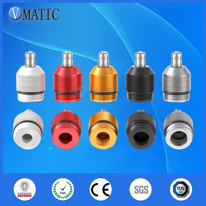 Free Shipping 330ML Aluminum Caulking Cartridge with Silicone Liner, Luer Lock Tip, Metal Adapter & Cap (Optional Needle)