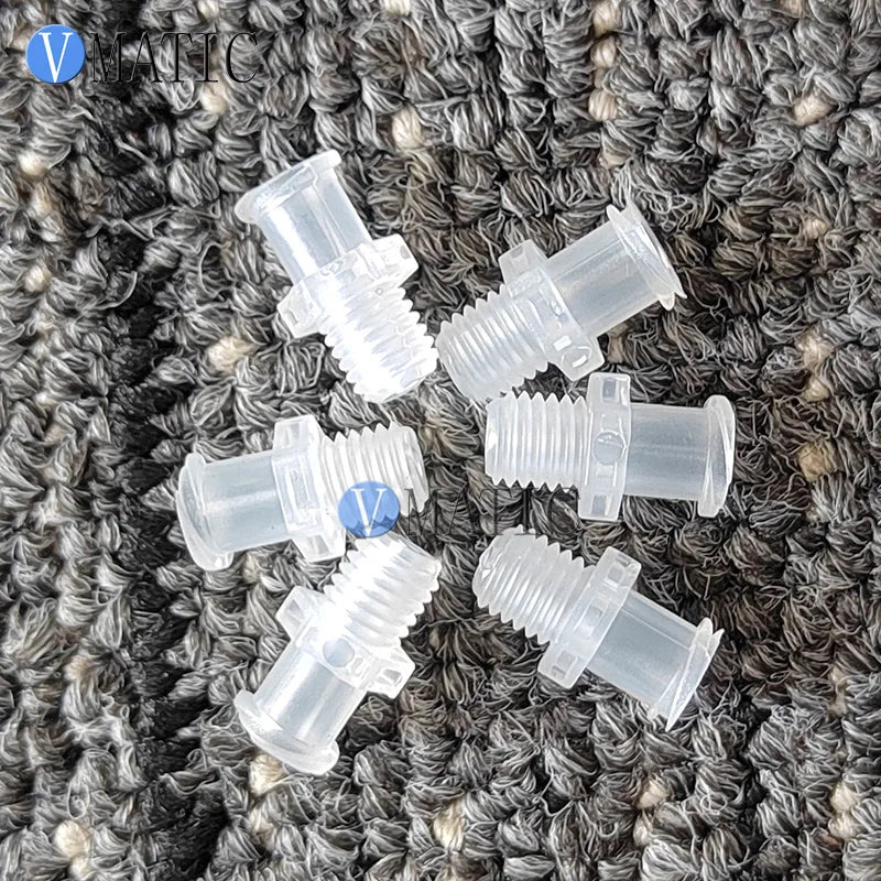 High Quality 100Pcs Female Luer Tapered Syringe Fitting Connector (Polyprop) Luer Lock Tapered Connector 1/4 Inch Screw