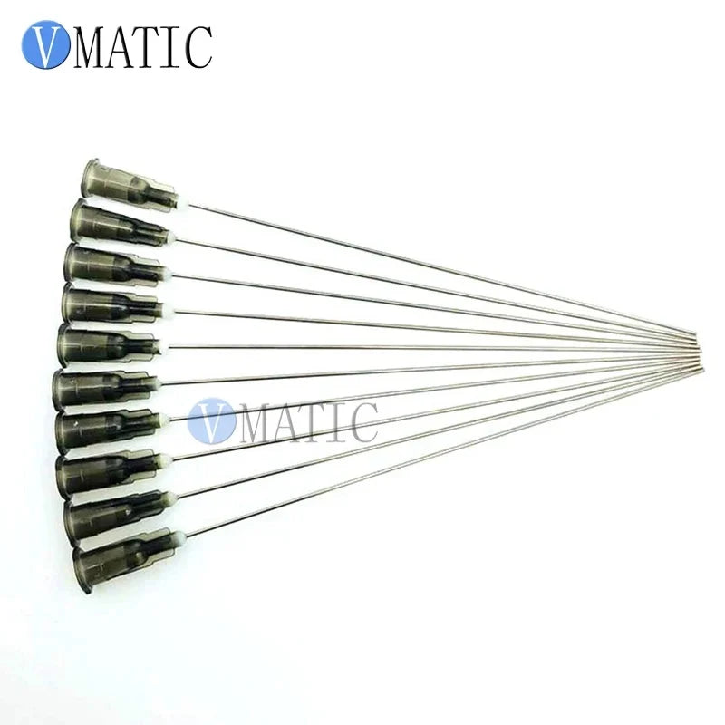 High Quality Quality 22G Blunt Needle Tip 10cm For Liquid Dispenser Adhesive Glue Ink Refilling 100mm Length Dispensing Needles