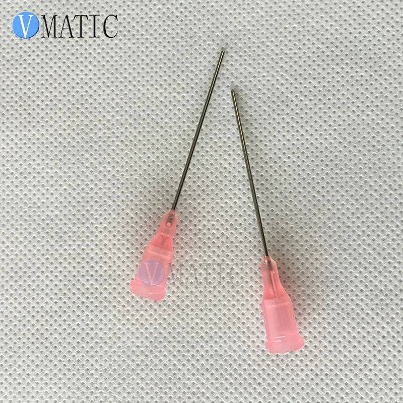 High Quality 1.5'' Tube Length 100Pcs 14/15/16/18/20/21/22/23/25/27 Glue Adhesive Dispensing Needle Tips 1-1/2 Inch