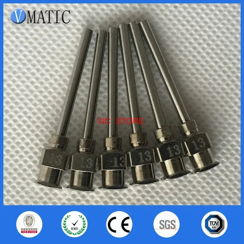 ‌13G Industrial Syringe Needle Tips | 12-Pcs 1 Inch Stainless Steel Blunt Tip for Adhesive‌