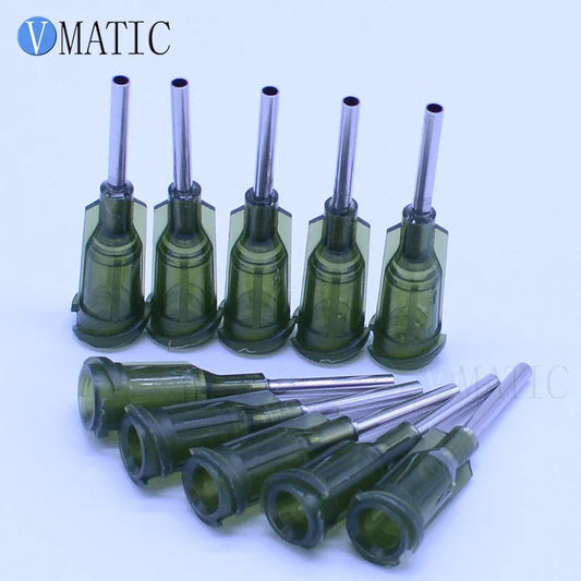 Free Shipping 100Pcs/Lot 14G 1/2'' Stainless Steel Tip Dispensing Needles Syringe Needle Tips Olive Screw Needle Mouth