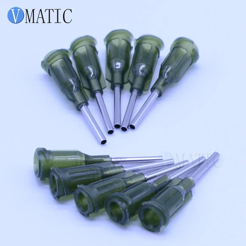 Free Shipping 100Pcs/Lot 14G 1/2'' Stainless Steel Tip Dispensing Needles Syringe Needle Tips Olive Screw Needle Mouth
