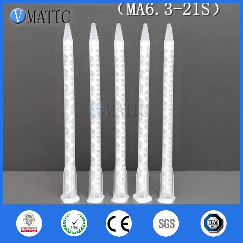Free Shipping Resin Static Mixer MA6.3-21S Mixing Nozzles For Duo Pack Epoxies