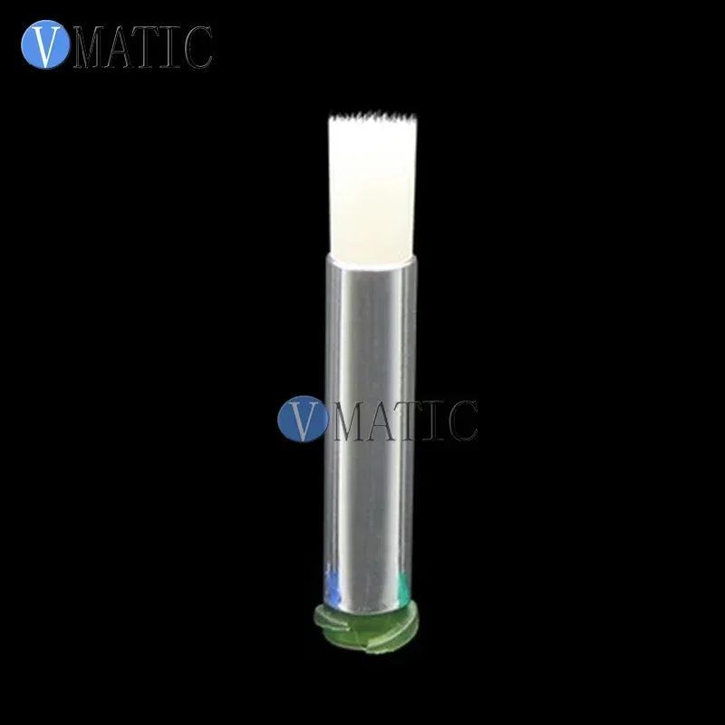 Free Shipping 25G 6mm Brush Tip Needle Double Screw Thread Needles EFD Soft Brush Needle Round Mouth Dispensing Needle