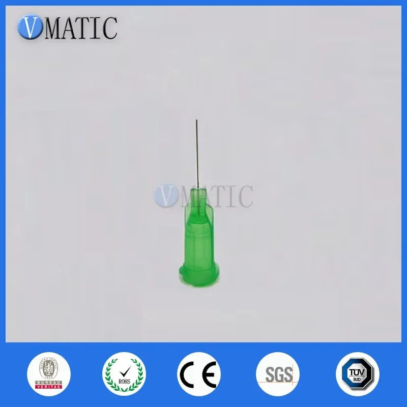 Free Shipping Non Sterilized 34G Luer Lock 0.5'' Tubing Length Glue Dispensing Needle 1/2 Inch With Cap