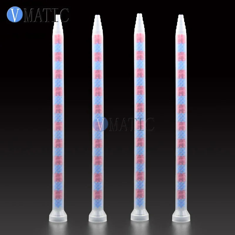 Free Shipping 10pcs GSM9-20 All Purpose Use Glue Dispensing Plastic Nozzle AB Adhesive Mix Tube Static Mixer