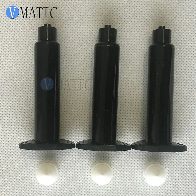 Free Shipping 10Pcs 30cc 30ml Glue Dispensing Black UV Syringe Us Style Adhesive Dispenser Pneumatic Syringe
