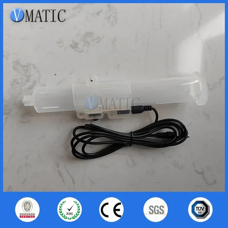 Free Shipping Precision 30/55cc Dispensing Syringe with Integrated Switch For Controller Machine