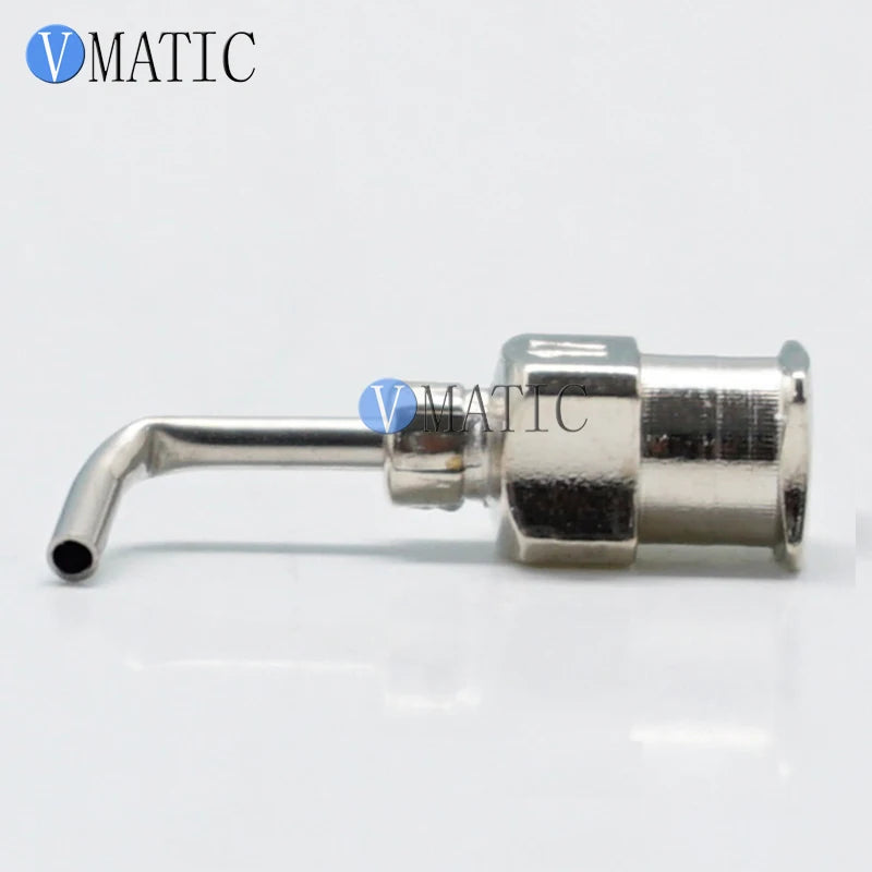 Free Shipping 12Pcs 1/2 Inch 90 Degree Bent 17/18/19/20/21/22/23/24/25/26/27/28/30G Stainless Steel Blunt Dispensing Needle
