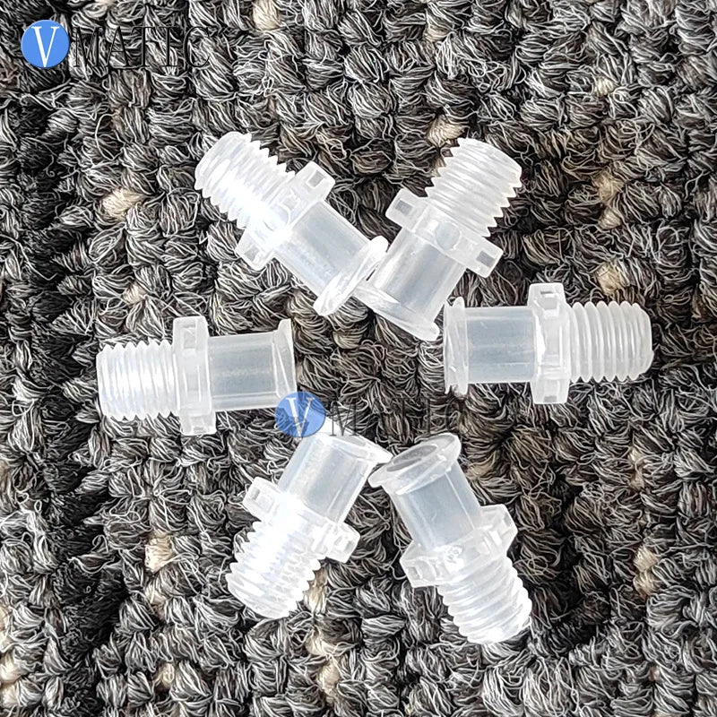 High Quality 100Pcs Female Luer Tapered Syringe Fitting Connector (Polyprop) Luer Lock Tapered Connector 1/4 Inch Screw