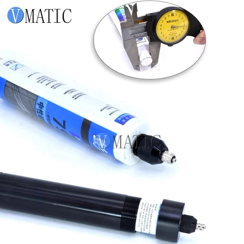 Free Shipping 330ML Aluminum Caulking Cartridge with Silicone Liner, Luer Lock Tip, Metal Adapter & Cap (Optional Needle)