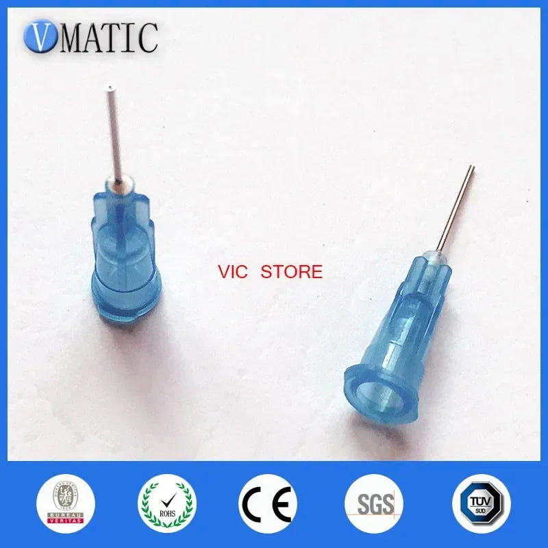 Free Shipping 100 Pcs 23G Quality Pinhead For Dispensing Machine Syringe Needle Metal Pinhead Glue Dispenser Needle 1/2 Inch