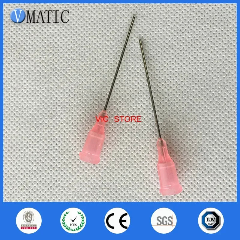 Free Shipping 100Pcs 1.5'' 20G Tip Luer Lock Glue Dispensing Needle Tip 1-1/2 Inch
