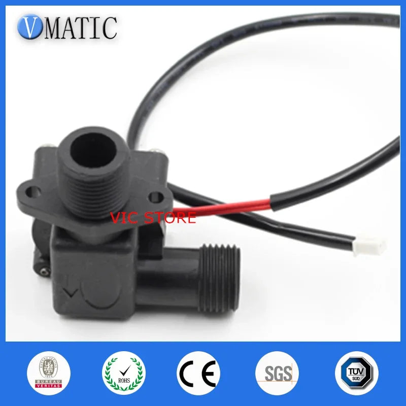 Free Shipping VCB658 Electronic Plastic Pump Smart Toilet Sensor Seat Magnetic Water Flow Switch 1/2''