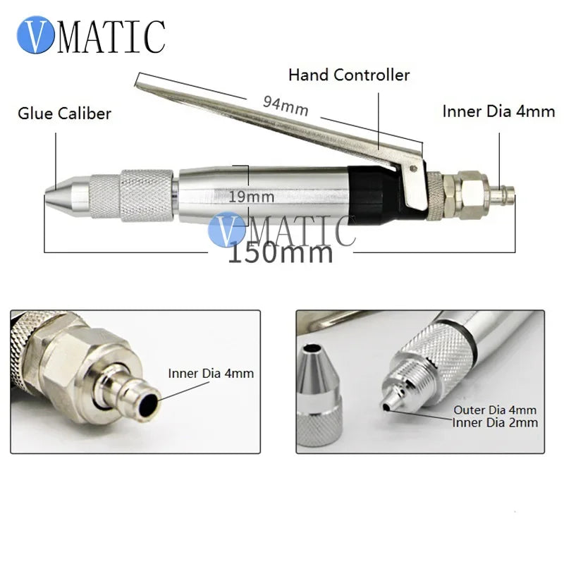 Free Shipping Fluid Glue Adhesive Dispensing Stainless Steel Pressure Tank With Pneumatic Valve Equipment Set