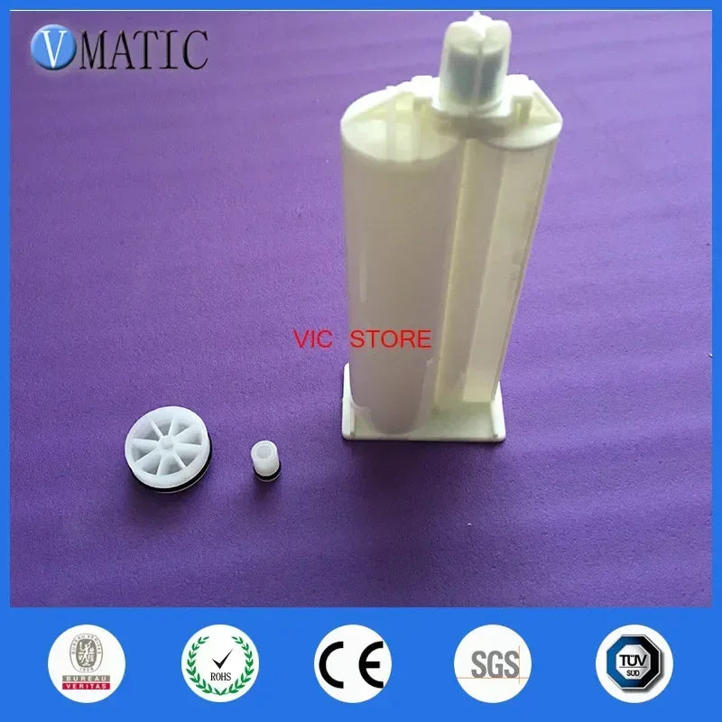 Industrial 4:1 Mixing Gun 50ml ▶ Crafting & Molding Use（Non-Medical）ABS+Stainless