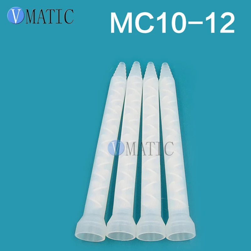 Free Shipping Resin Static Mixer MC10-12 Mixing Nozzles For Duo Pack Epoxies (White Core)