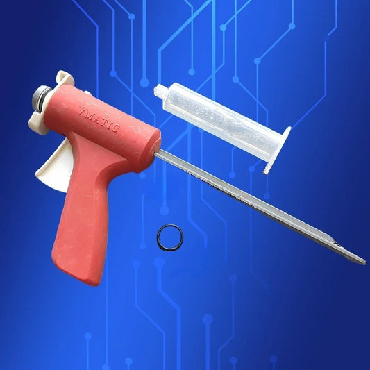 ‌Professional 30ml & 55ml Dual Glue Gun | Industrial Adhesive Dispenser with 5 Needles & Anti-Drip Valve Free Shipping‌