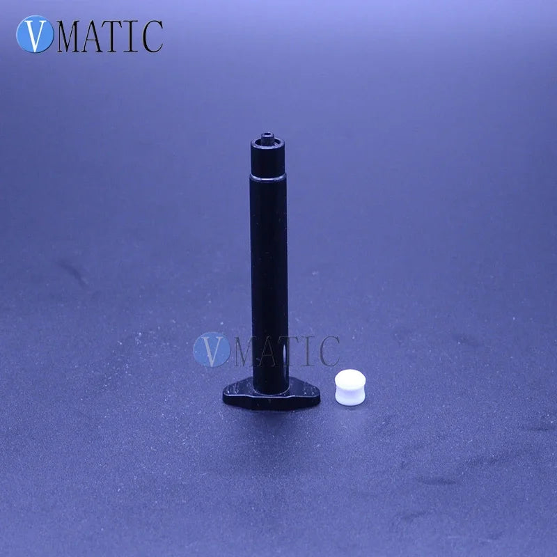 Free Shipping 3cc/ 3ml Black Glue Dispensing Pneumatic Syringe Barrel With Piston & Cover