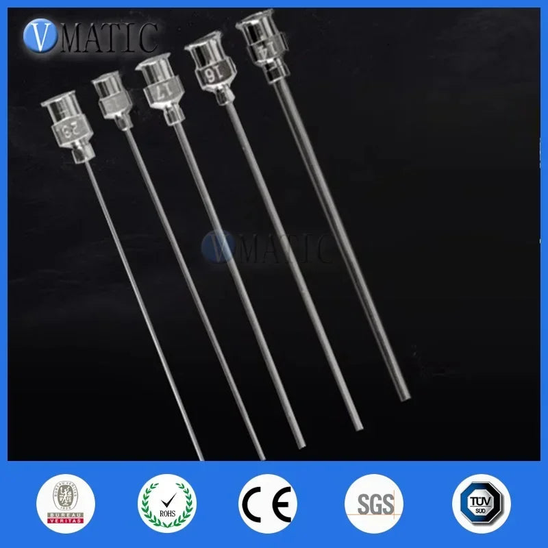 10×8-23G Industrial Dispensing Tips ▶ 316L SS+PTFE  0.33-1.6mm ID