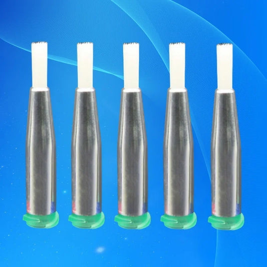 18G(1.27mm) Dispensing Brush Tool | ESD-Safe Needle Cleaner for Nordson/EFD Tips (3mm Nylon Bristles)
