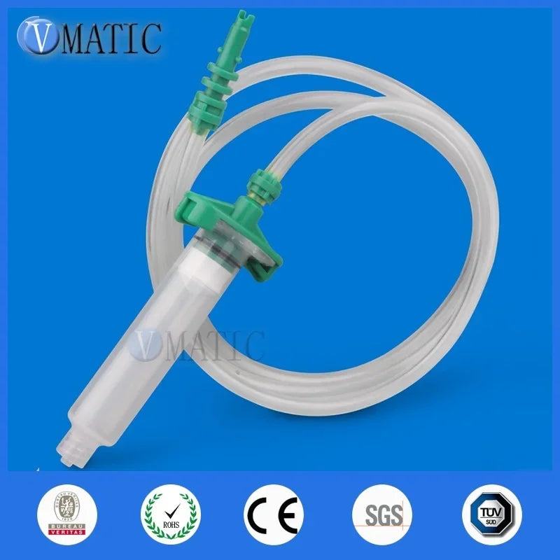 Free Shipping EFD 5Sets Glue Adhesive Fluid Dispensing 3 5 10 30 55 Cc / Ml Pneumatic Syringe Barrel Valve Robot Fitting Adapter