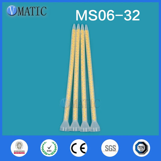 High Quality 5Pcs Resin Static Mixer MS06-32 Mixing Nozzles For Duo Pack Epoxies