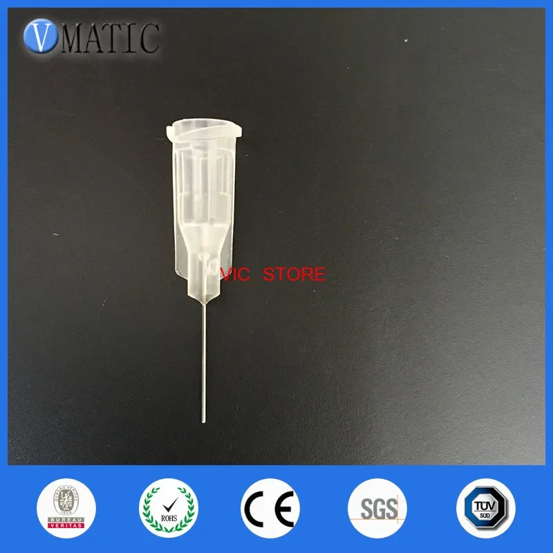 Free Shipping 100 pcs 27G TE Premier Dispensing Tips 0.5" Tubing Length 100 Pcs Liquid Dispenser Needle 1/2 Inch