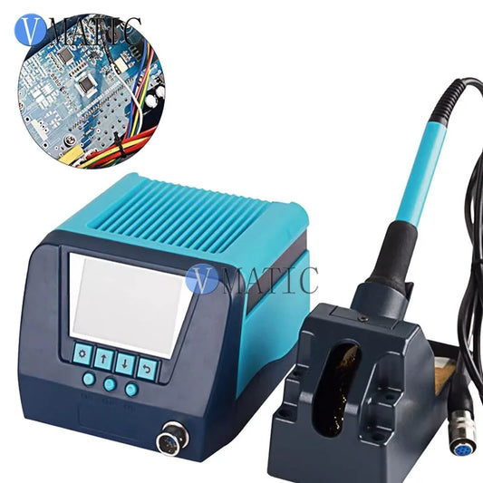 BK60/90 LED Soldering Station, Adjustable Temperature Soldering Iron Kit for Phone Repair, Industrial Home Use, Desoldering