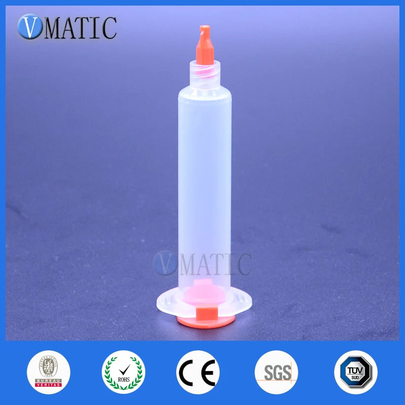 Free Shipping 30cc/ml Clear Adhesive Air Pneumatic Dispense Syringe Sets Barrel,Piston,End Cap Cover,Tip Cap Stopper 500Sets