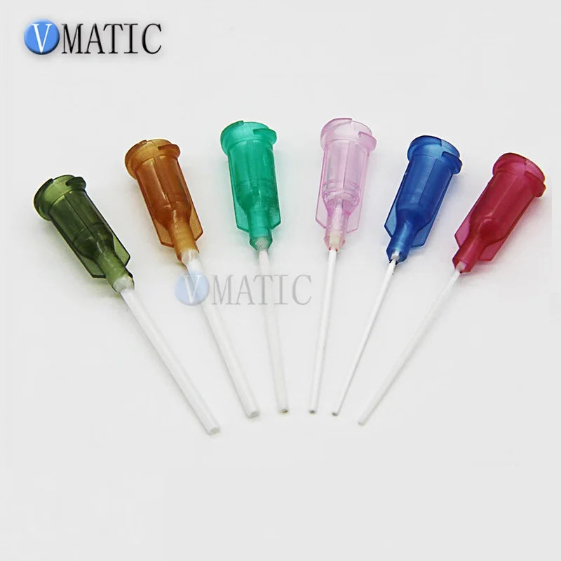 Free Shipping 600Pcs 14-25G 1'' 1 Inch Polypropylene Liquid Dispensing Needles
