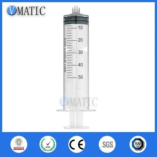 Free Shipping Non Sterilized 20Pcs 50Ml/Cc Dispensing Plastic Liquid Dispenser Manual Syringe