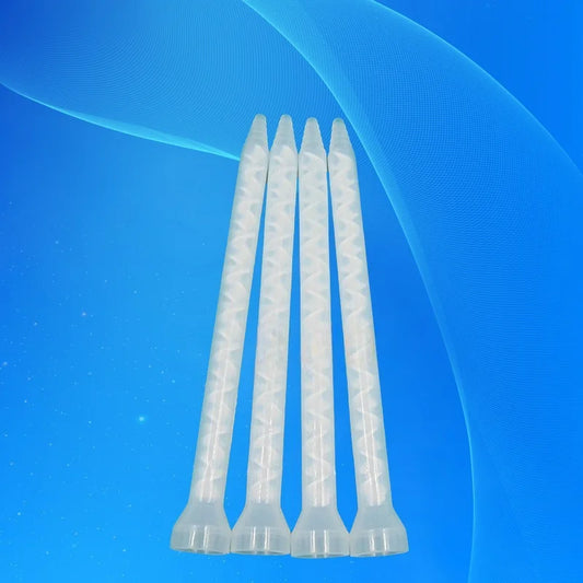 MC/MS08-18 Static Mixing Nozzle - Durable Plastic Resin Static Mixer for Dual Component Epoxy Adhesives High Flow