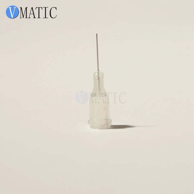 Free Shipping 100Pcs 0.5'' 27G Luer Lock Glue Dispensing Needle Tip 1/2 Inch