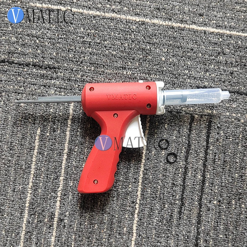Free Shipping Manual Liquid Glue Dosing Fluid Dispensing 5/10/30/55 Cc / Ml Syringe Caulking Gun With Syringe & Needles