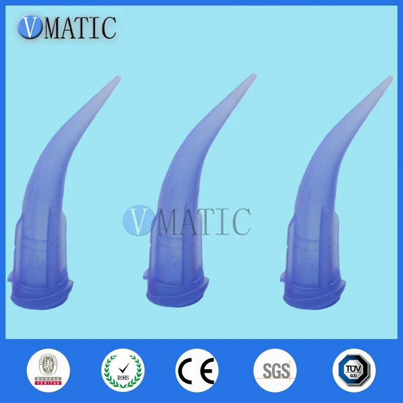 Free Shipping High Quality 100 Pcs TT Tapered Fluid Glue Adhesive Dispensing Plastic Bent Needle