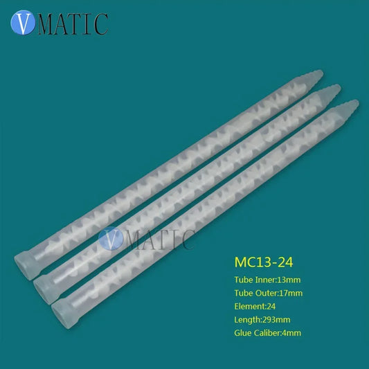 Free Shipping Resin Static Mixer MC13-24 Mixing Nozzles for Duo Pack Epoxies Plastic Mixer Tube