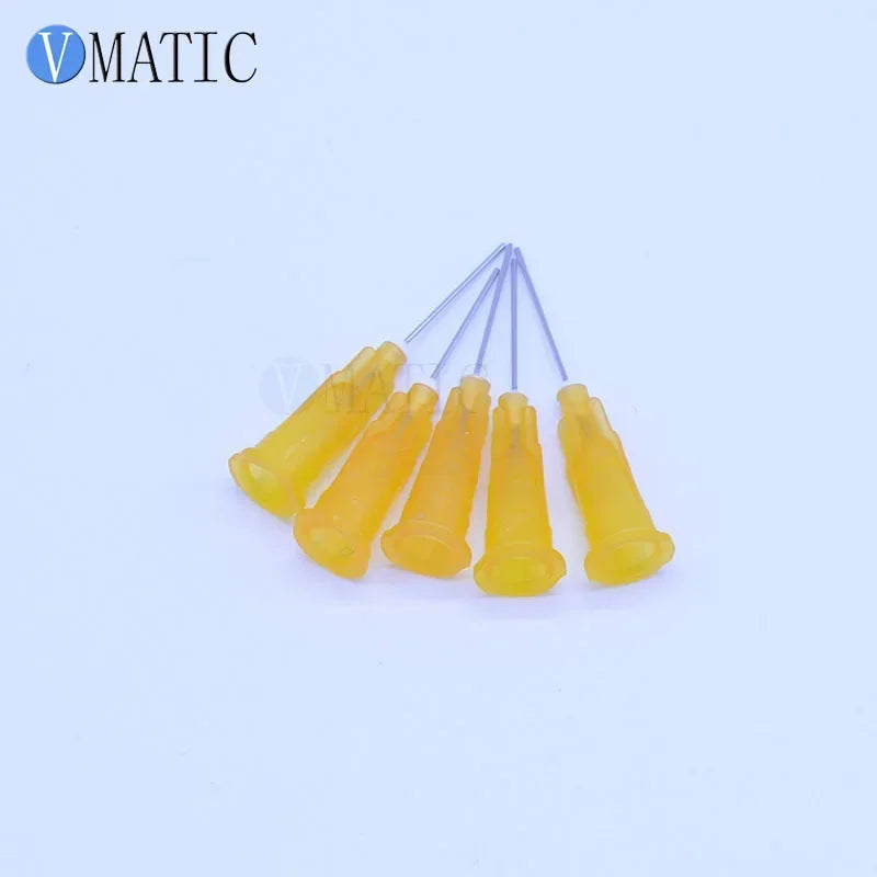 Free Shipping Non Sterilized 100Pcs 25G Blunt Glue Dispensing Needles 1/2 Inch