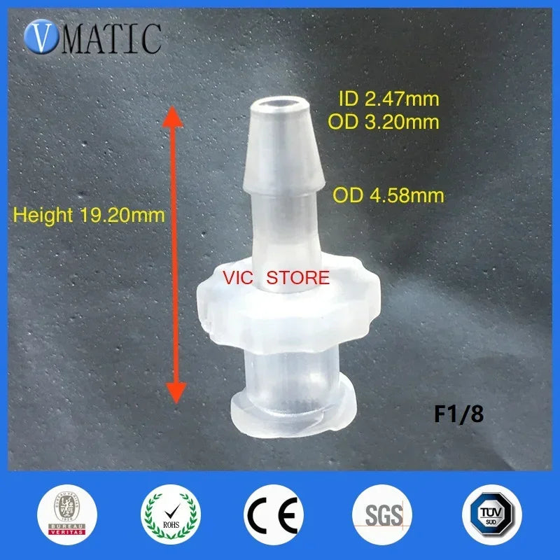 Free Shipping High Quality Plastic Female Male Joint Pipe Hose Connector Fast Fittings Adapter 100 Pcs